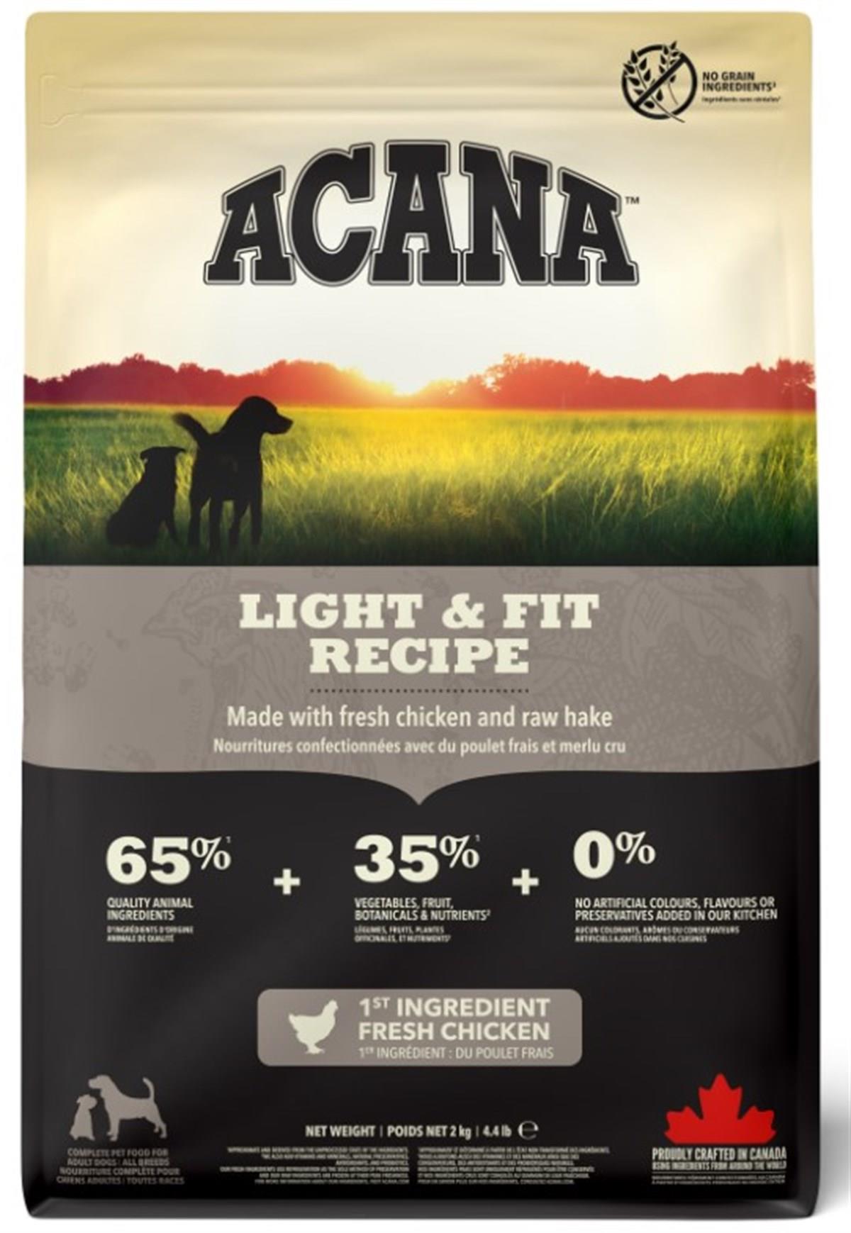 Acana Heritage Light&Fit Yetişkin Köpek Maması 2 Kg
