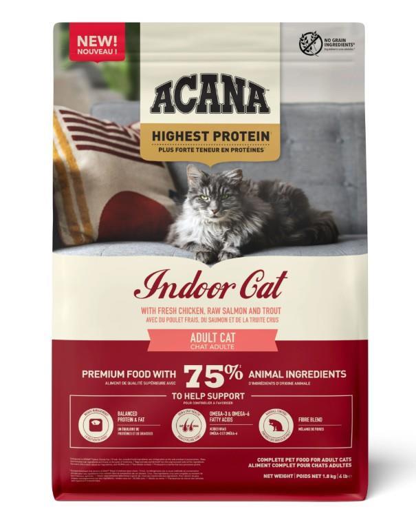 Acana Highest Protein  Indoor Yetişkin Kedi Maması 1,8 kg