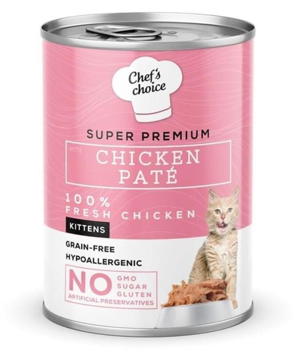 Chefs Choice Kitten Chicken Yavru Kedi Konservesi 400 Gr