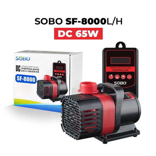 Sobo Debi Kontrollü DC Pompa 65W 8000Lth 5,5M