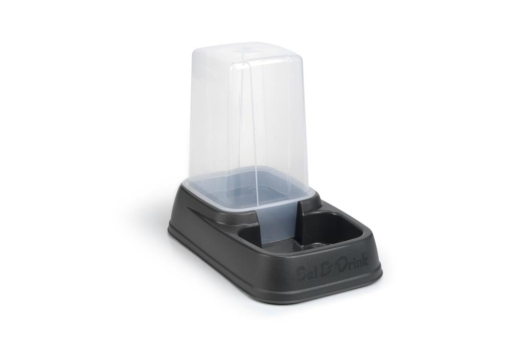 Beeztees Köpek Depolu Mama Su Kabı, Plastik, 33,5x20x27cm, 3,7L