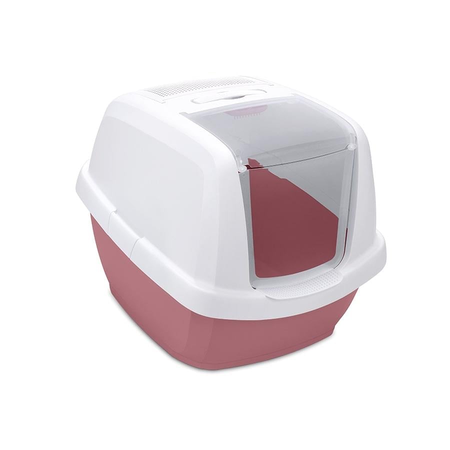 Imac Maddy Junıor Kapalı Kedi Tuvaleti Pembe/beyaz 57x43x41cm