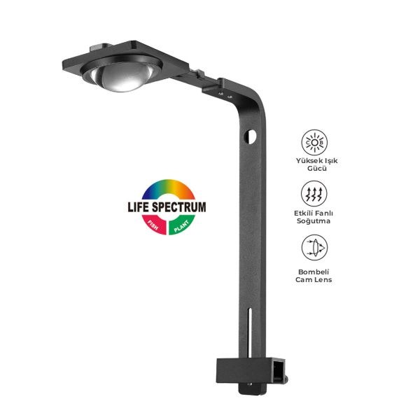 Coco 10W Rgb Mod Ayarlı Led Akvaryum Aydınlatma 100x80 Mm