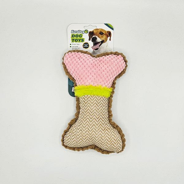 EuroDog Peluş Kemik Köpek Oyuncağı 23x15 Cm