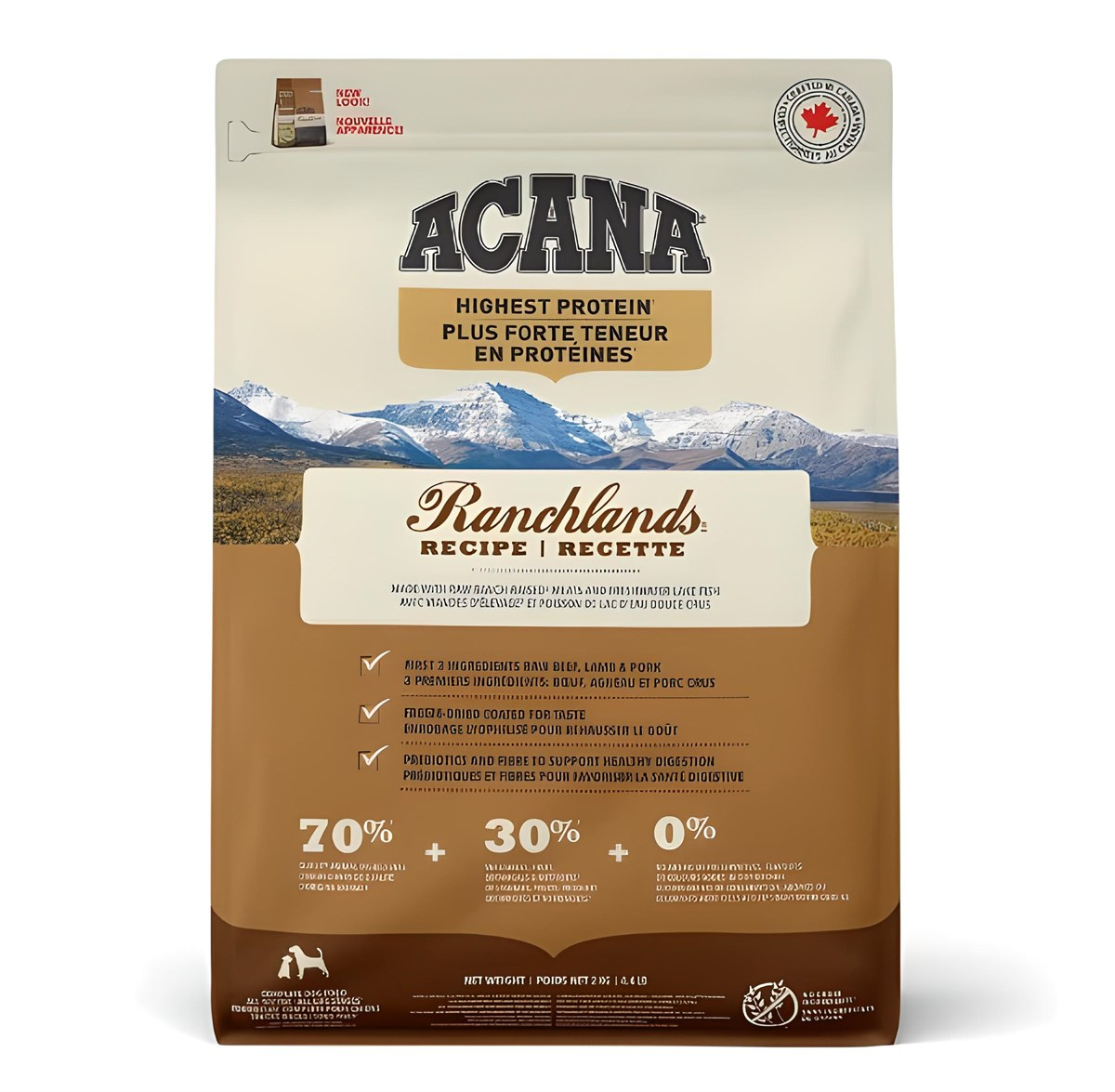 Acana Ranchlands Sığır Etli Tahılsız Köpek Maması 2 Kg