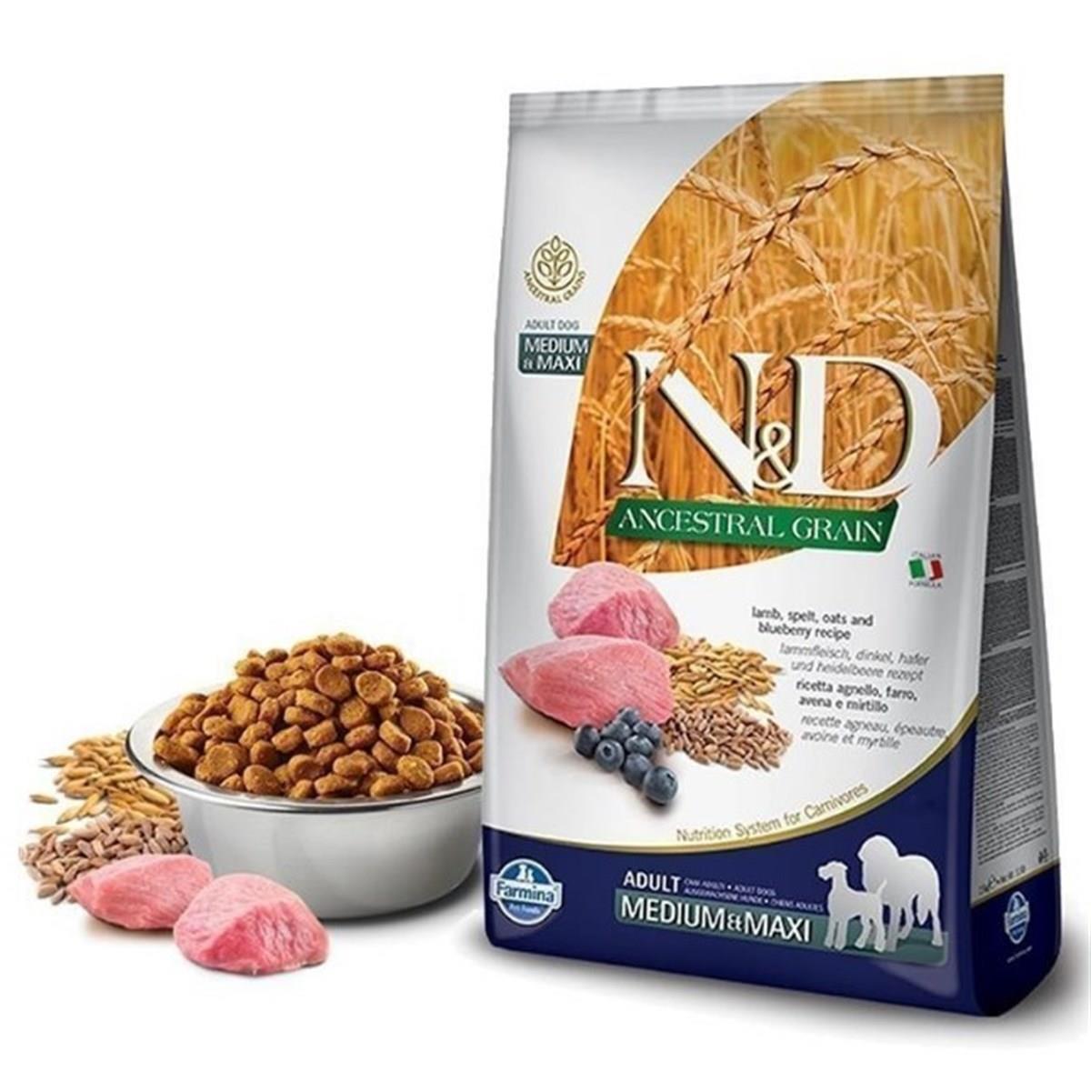 N&D Low Medium Maxi Yaban Mersini&Kuzu Köpek Maması 2,5 Kg