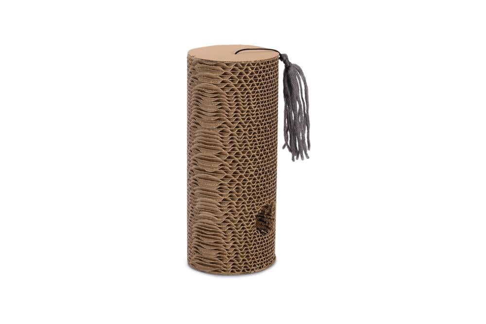 Beeztees Kedi Oyuncağı, Karton Silindir ve Püskül, 23x10x10cm
