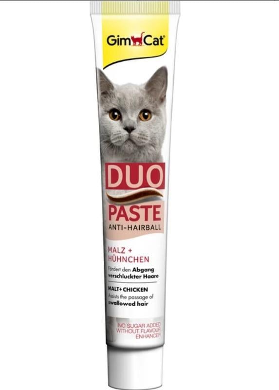 Gimcat Anti Hairball Duo Paste Malt Chicken 50 Gr