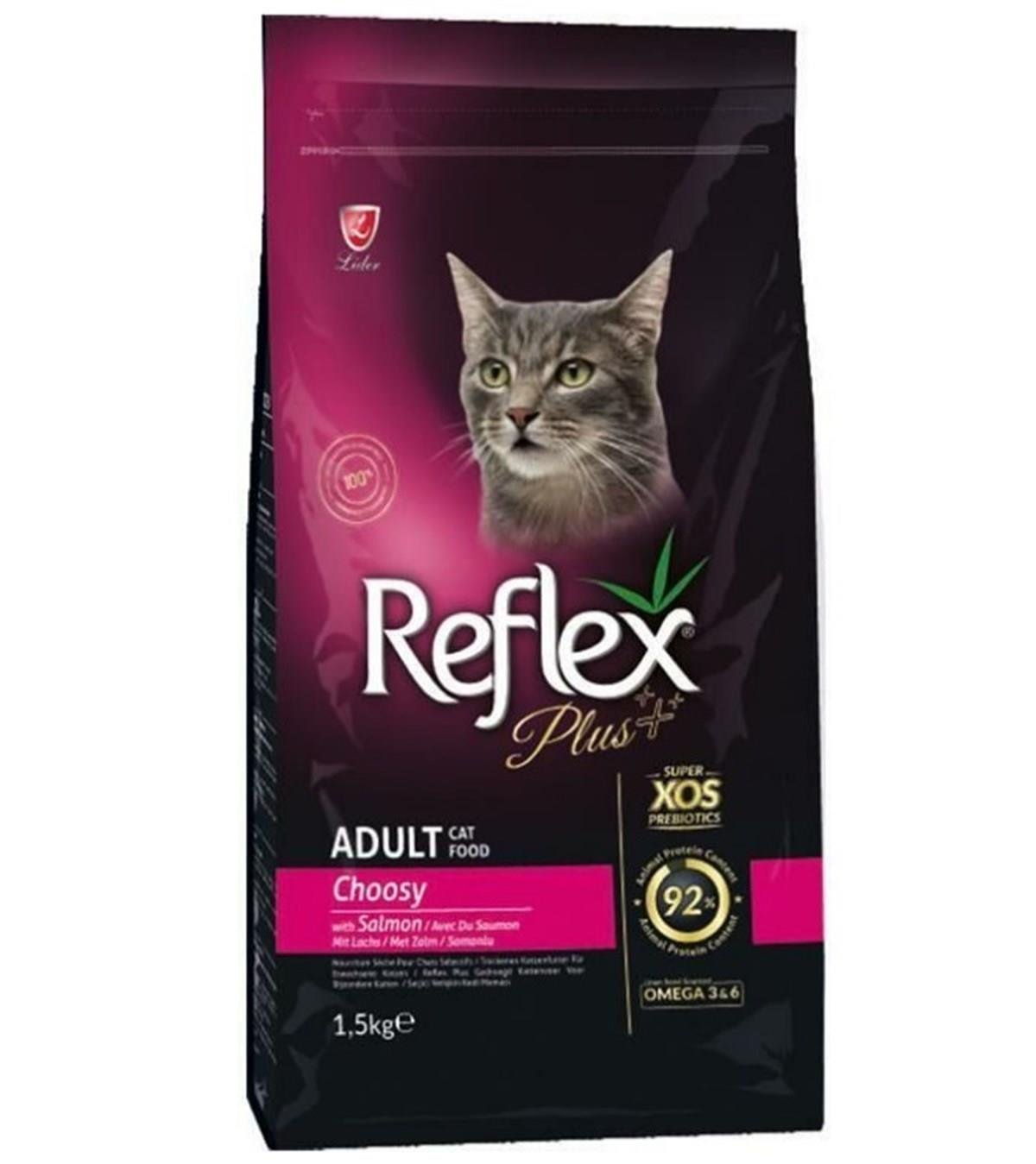 Reflex Plus Seçici Kediler İçin Somonlu Kuru Mama 1,5 Kg