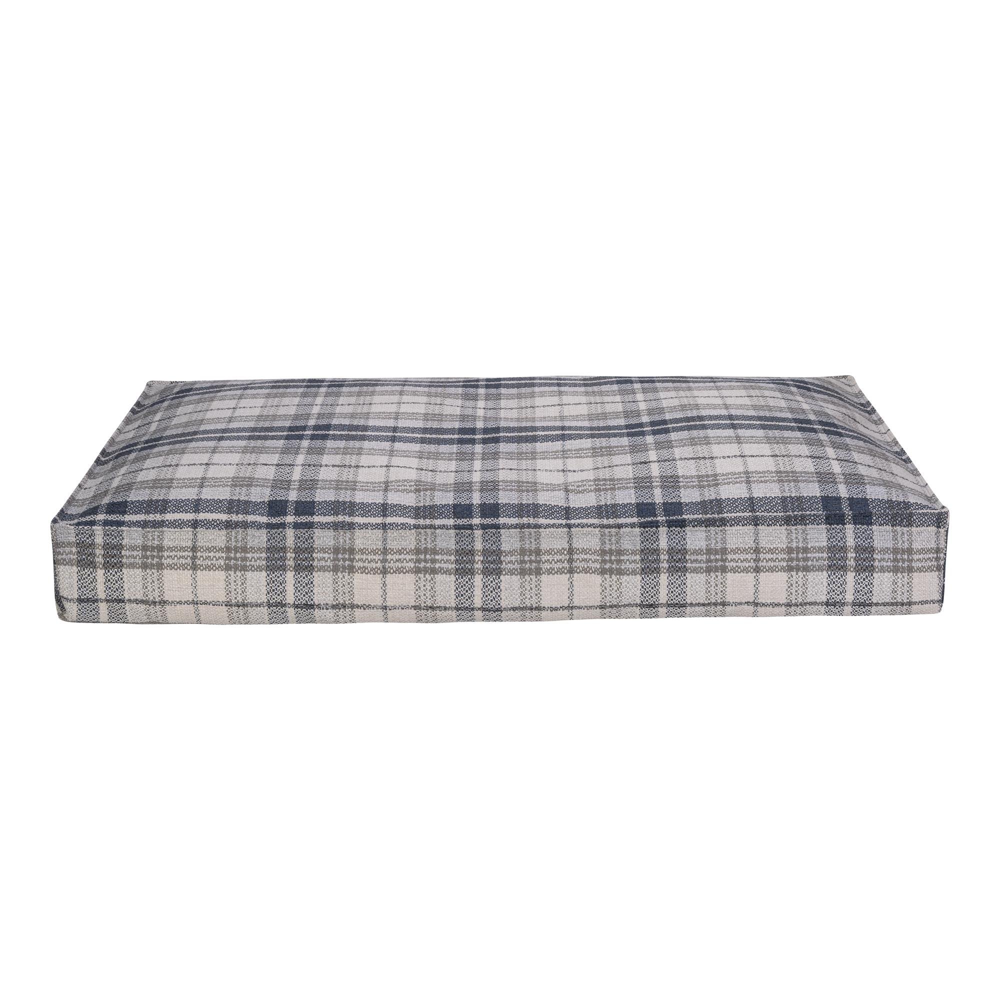 Pet Comfort Lima  Mavi Kareli Köpek Yatağı M 90x60cm