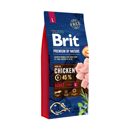 Brit Premium By Nature Büyük Irk Yetişkin Köpekler İçin, Tavuk Etli Kuru Mama 15 kg