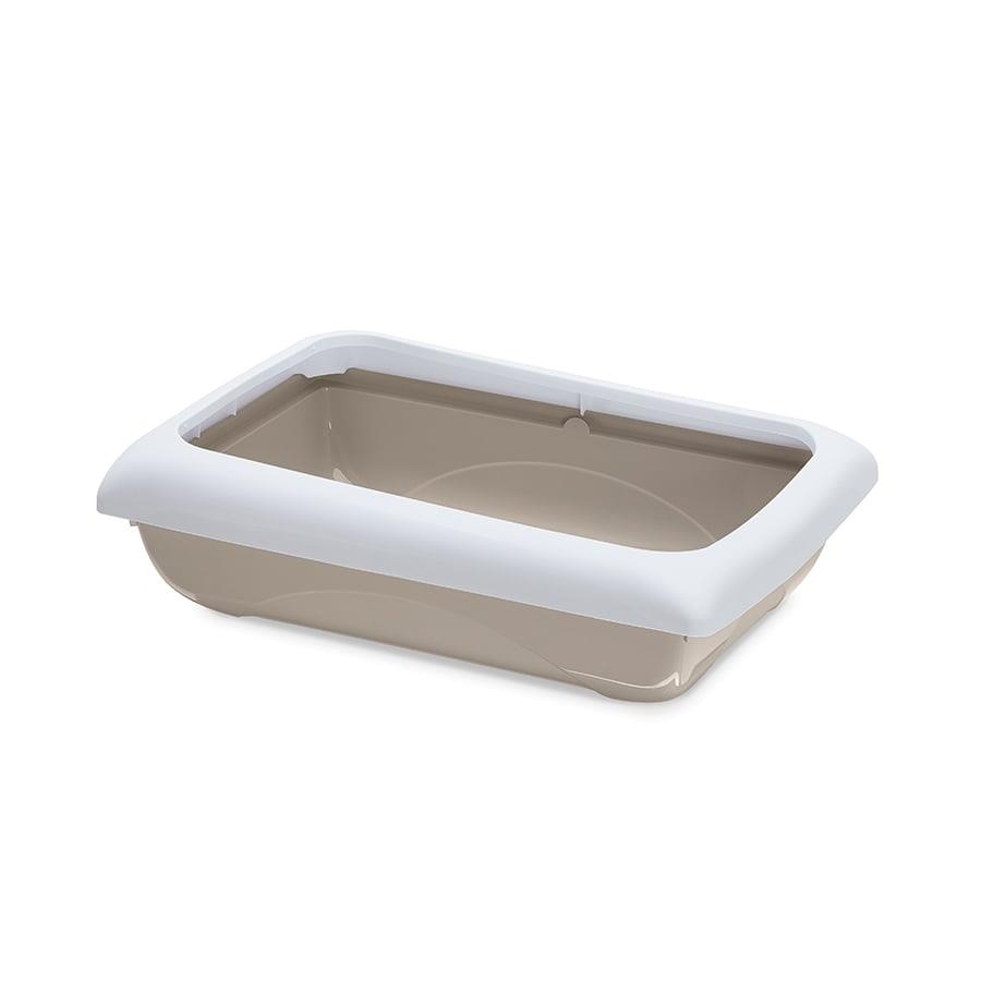 Imac Duo Kedi Tuvaleti + Kürek Bej/beyaz 59x40x28cm