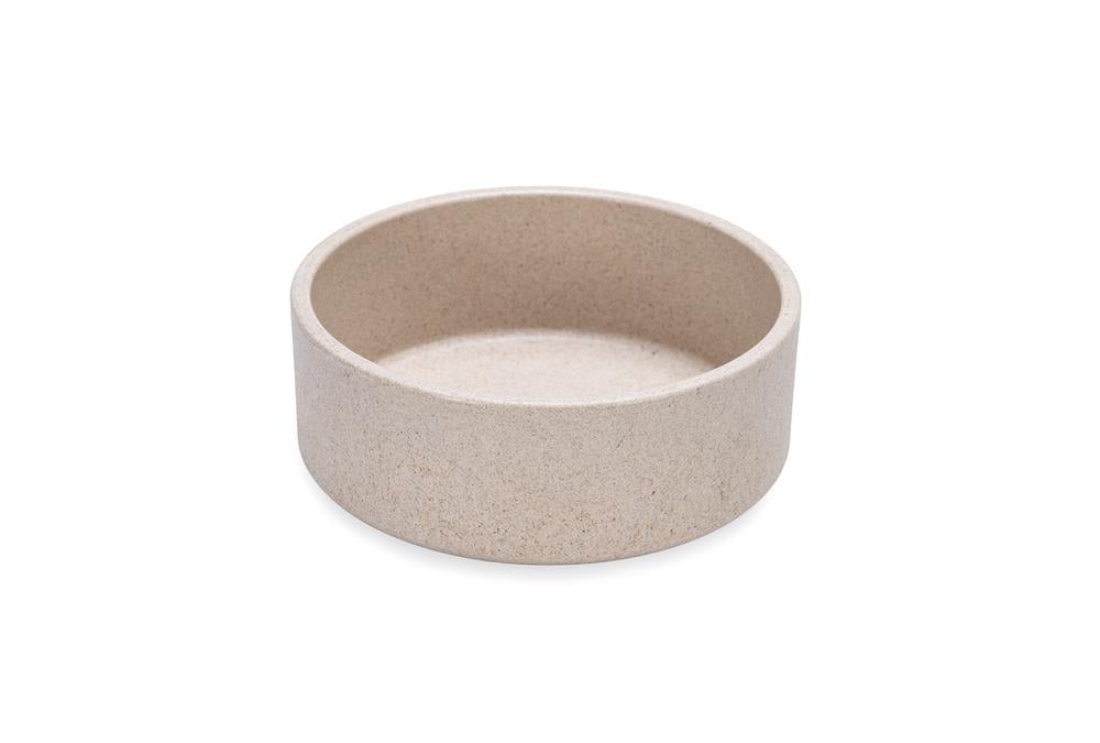 Beeztees DBL Köpek Mama Su Kabı, Bambu, Bej, 12cm, 300ml