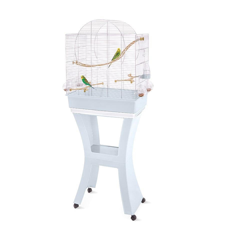 Imac Matılde Ayaklı Kuş Kafesi Mavi/gümüş 58x38x71/143cm