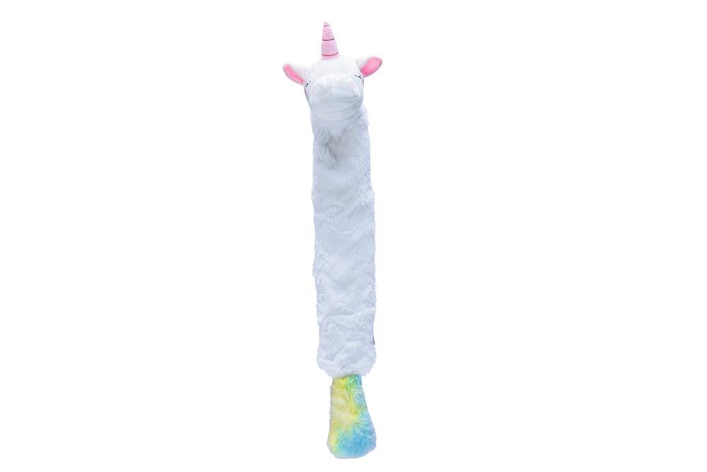 Beeztees Yavru Köpek Oyuncağı, Unicorn, Peluş, Beyaz, 74x14x15cm