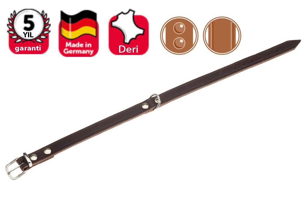 Karlıe Deri Boyun Tasma 47cm-18mm K.rengi