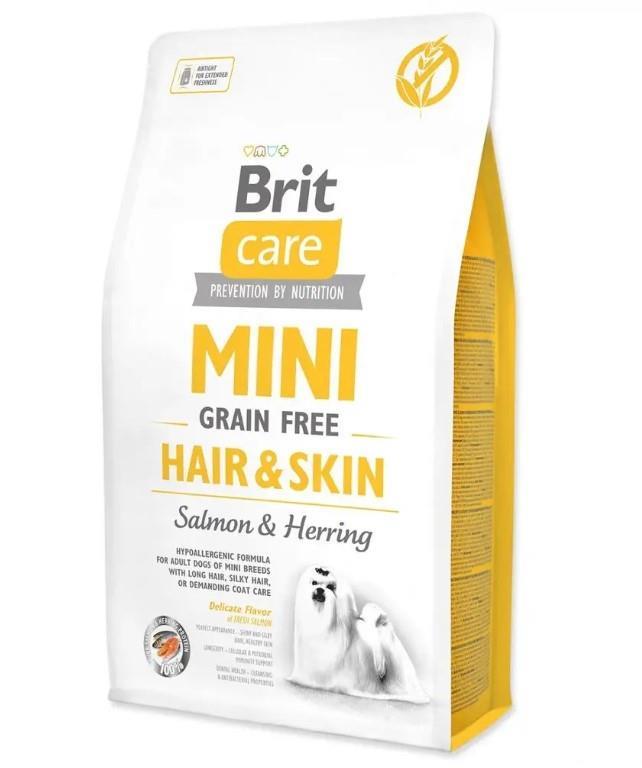 Brit Care Tahılsız Mini Hair Skin Somonlu Köpek Maması 2 Kg