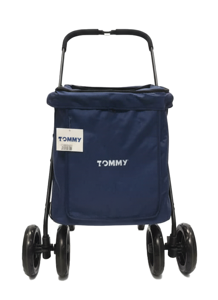 Tommy Evcil Hayvan Arabası Gri Lacivert 102*62*105 Max 40kg