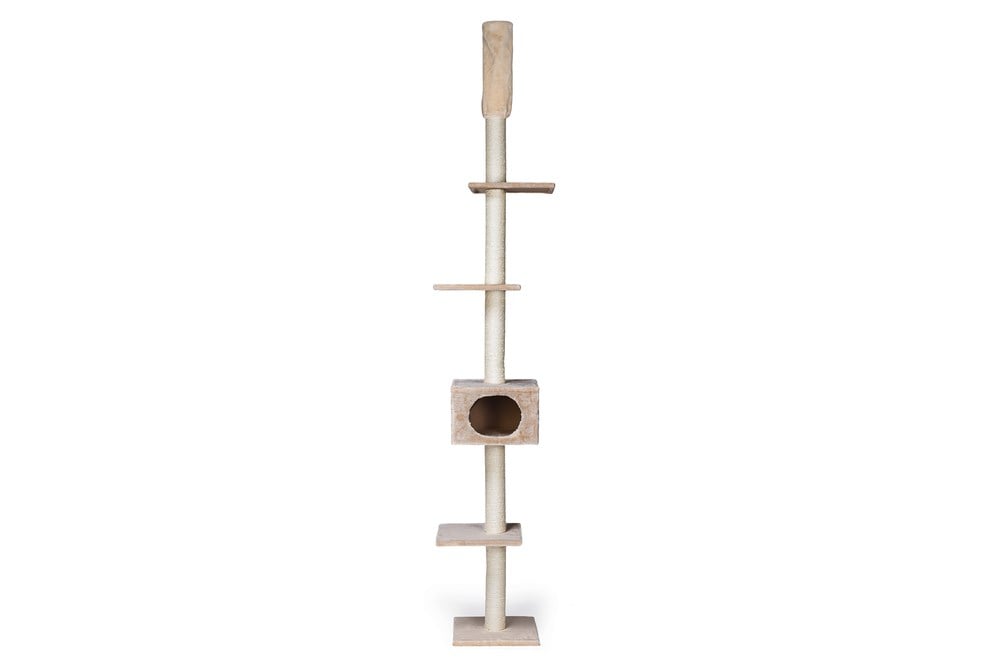 Karlıe Tırmalama Ağacı Bej 35x35x263