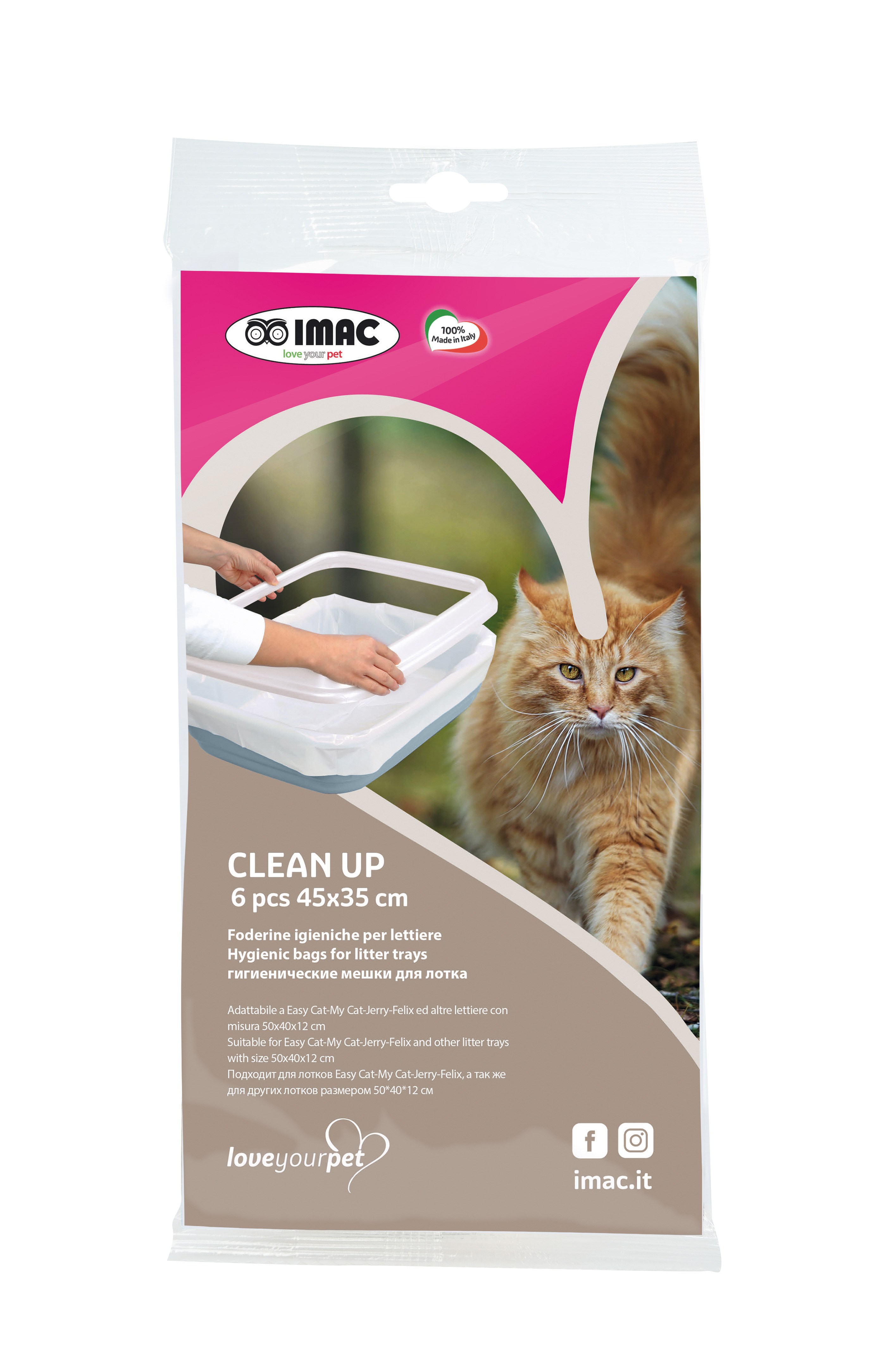 Imac Clean Up 6x10 Pcs Kedi Tuvaleti Torbası