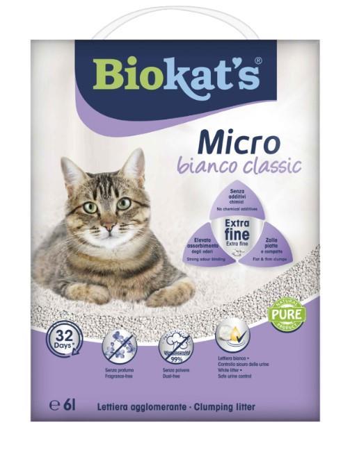 Biokats Bianco Mikro Classic Bentonit Kedi Kumu 6 Kg