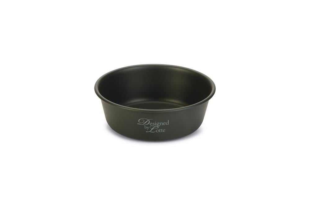 Beeztees DBL Köpek Mama Su Kabı, Mat Siyah Paslanmaz Çelik, 13cm, 470ml