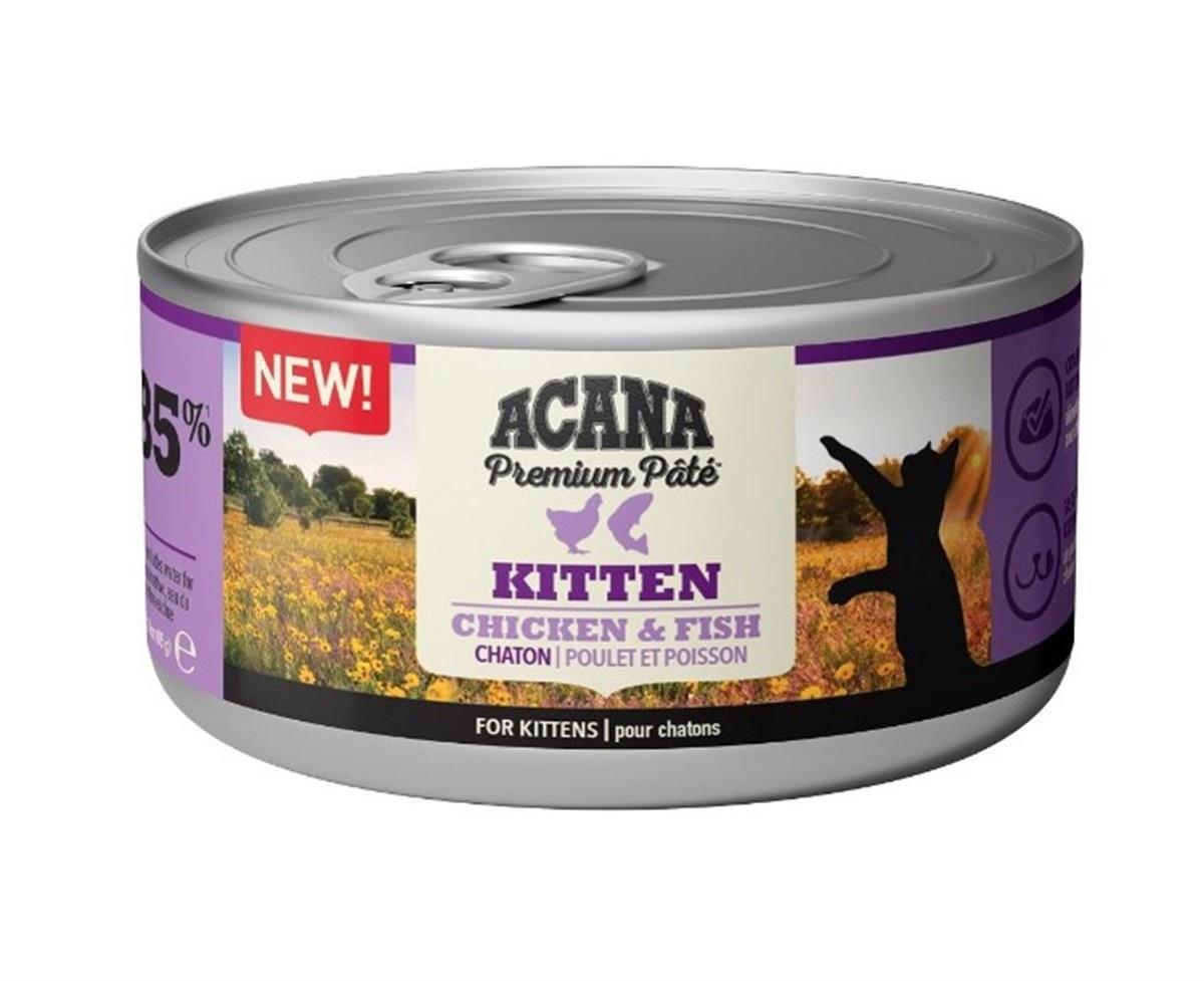 Acana Tavuklu Balıklı Yavru Kedi Konservesi 85 Gr