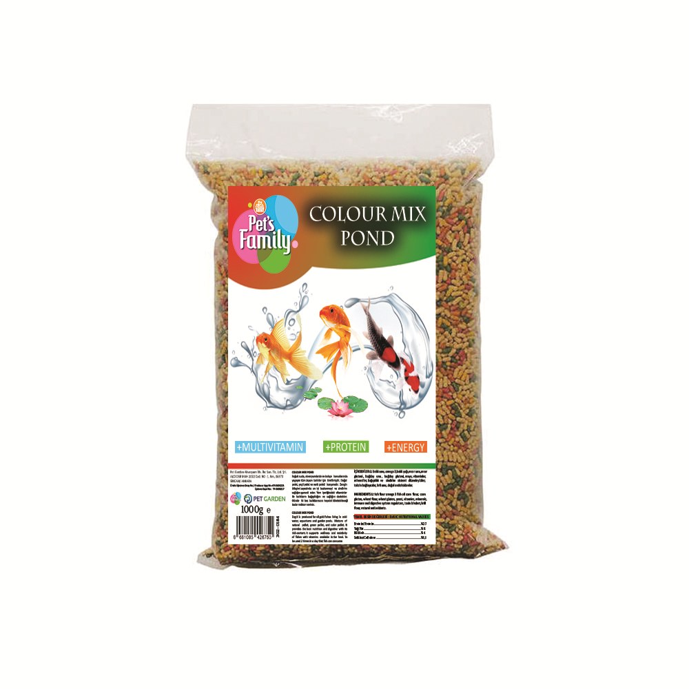 Pets Family Colour Mıx Pond 1 Kg