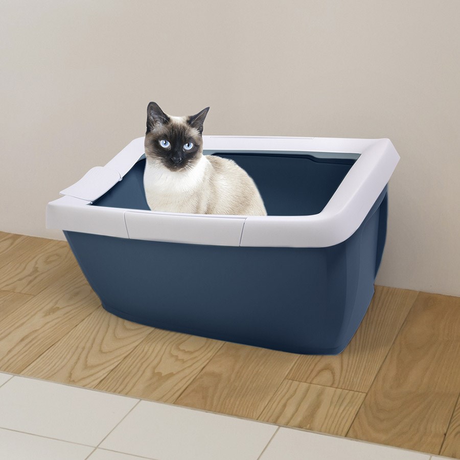 Imac Funny Kedi Tuvaleti Yeşil/beyaz 65x47,5x33cm