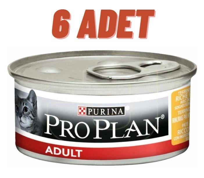 Pro Plan Tavuklu Yetişkin Kedi Konservesi 6x85 Gr