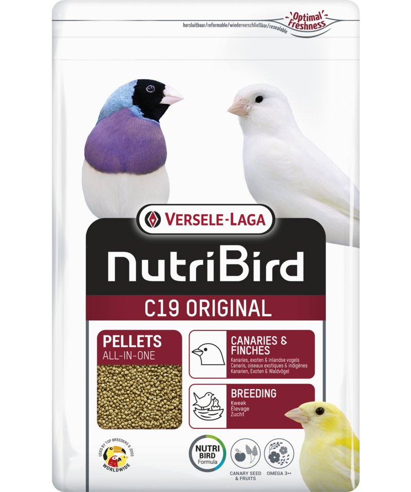Versele Laga Nutrıbırd C19 Orıgınal Kanarya Fınch Pelet Yem 3kg