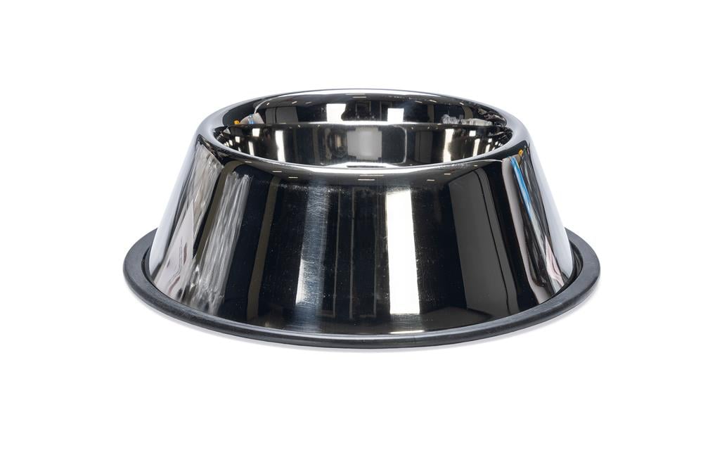 Beeztees Uzun Kulaklı Köpek Mama Su Kabı, Paslanmaz Çelik, Kaymaz, 17,5cm, 900ml