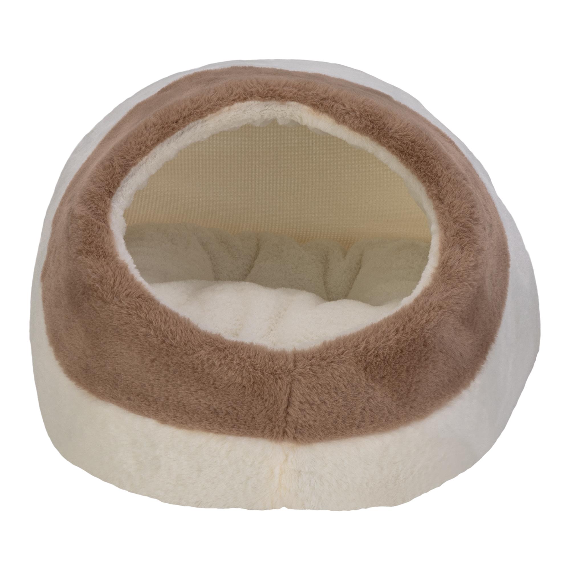 Pet Comfort Nest  Kedi Yatağı Ecru/Kahverengi 40x40cm