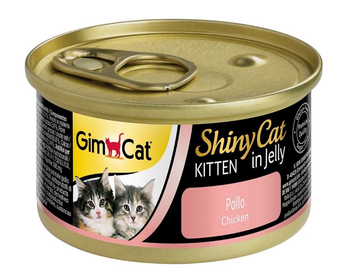 Gimcat Shinycat Tavuk Etli Yavru Kedi Konsevesi 70 Gr