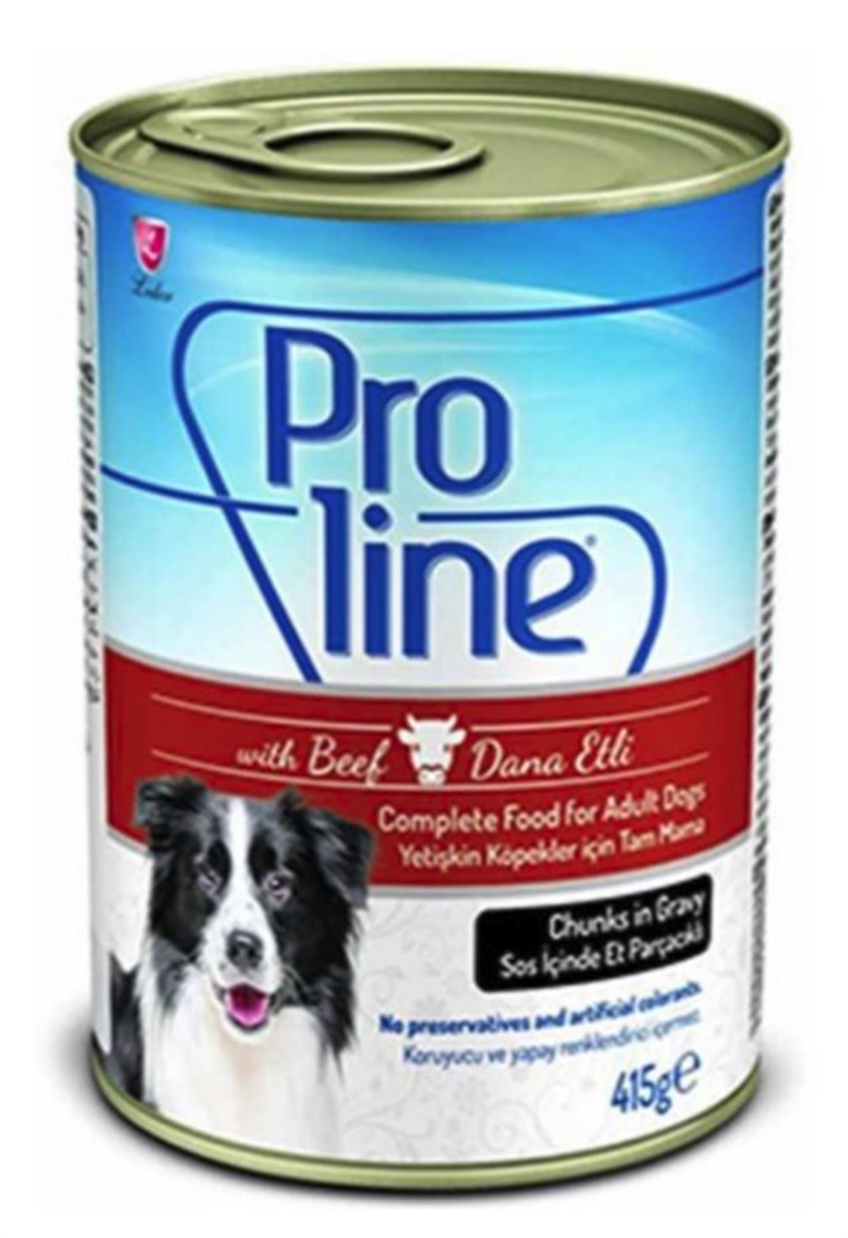 Proline Soslu Biftekli Köpek Konservesi 415 Gr