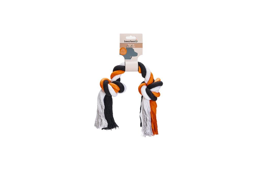 Beeztees Köpek Oyuncağı, Diş İpi, Çift Düğümlü, 50x9x7,5cm, 319gr