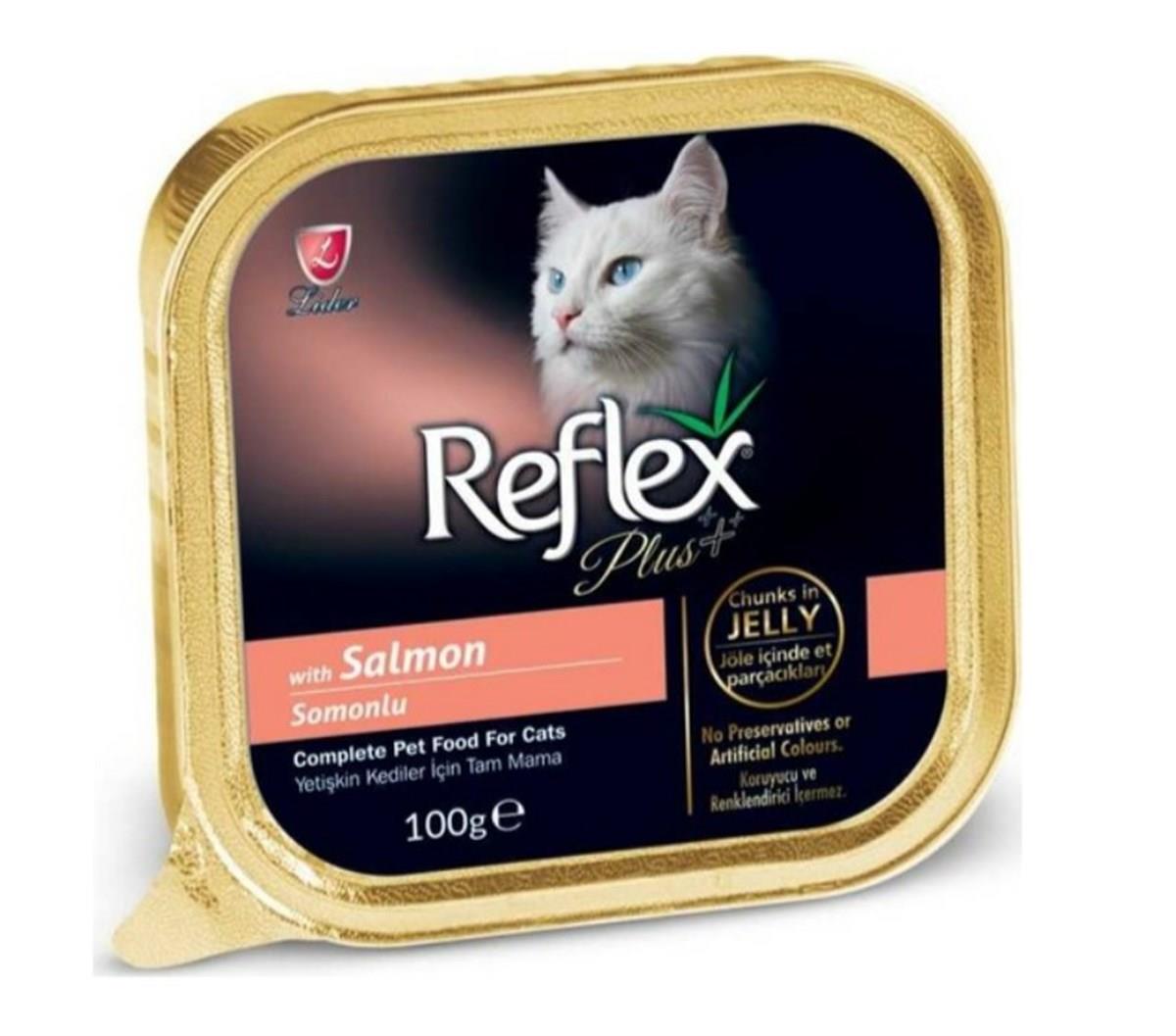 Reflex Plus Somonlu Kedi Konserve Jöle İçinde 100 Gr