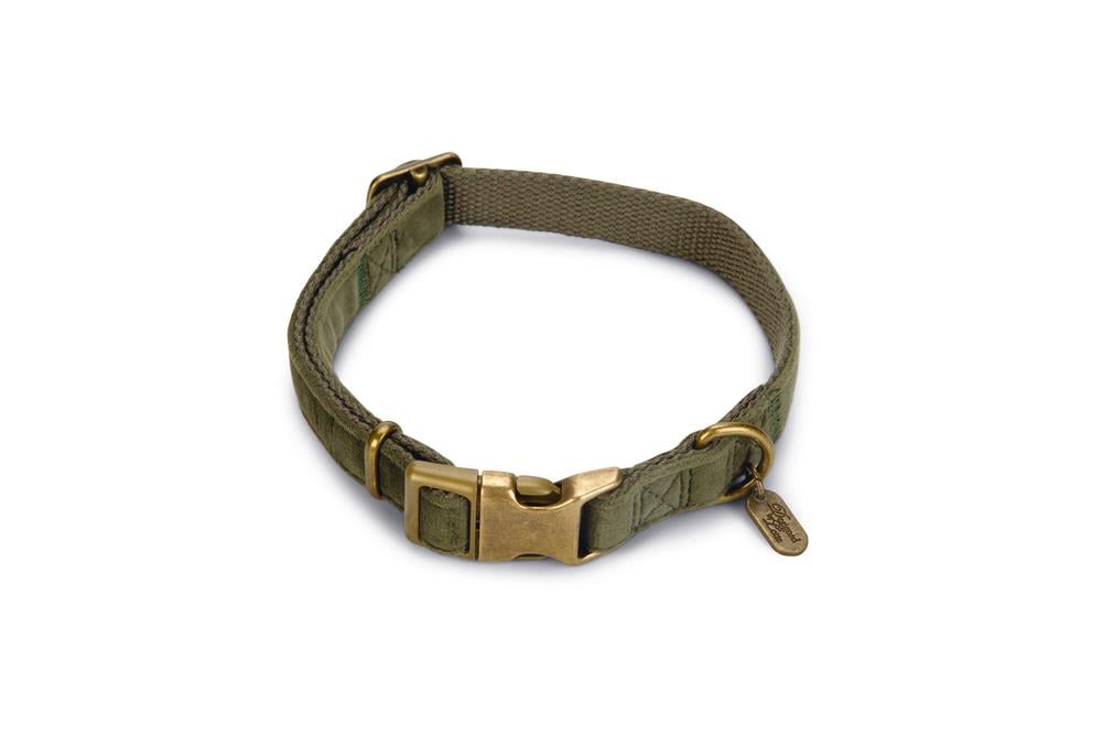 Beeztees DBL Köpek Tasması, Kadife, Nefti, 35-50cm, 20mm