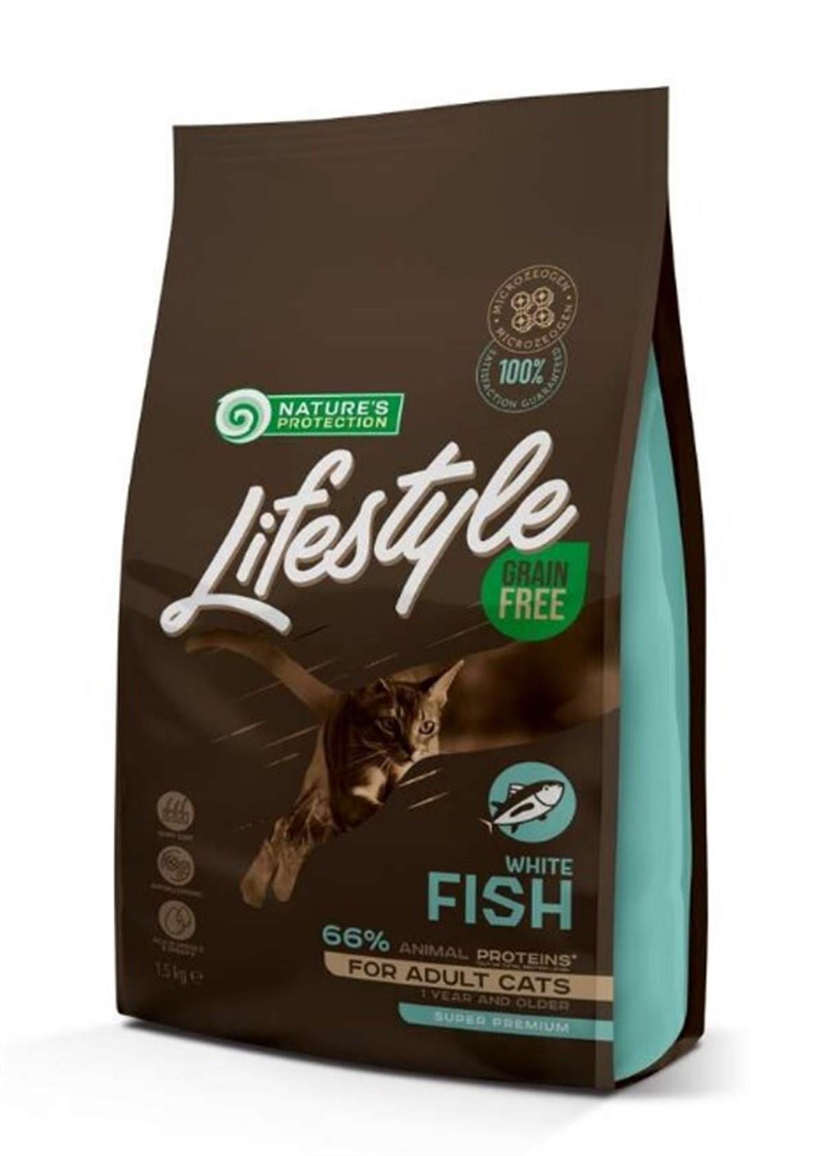 NP Lifestyle Tahılsız Alabalıklı Yetişkin Kedi Maması 1,5 kg