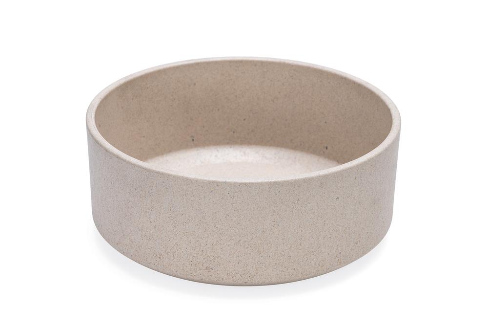 Beeztees DBL Köpek Mama Su Kabı, Bambu, Bej, 17cm, 800ml