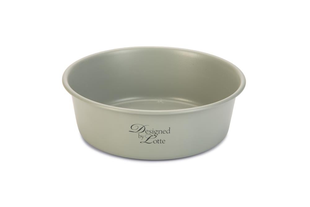 Beeztees DBL Köpek Mama Su Kabı, Mat Gri Paslanmaz Çelik, 20cm, 1,9L