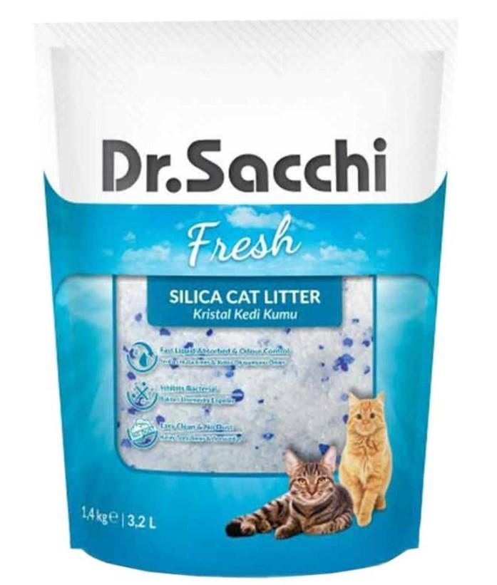 Dr.Sacchi Kristal Kedi Kumu 3,2 Lt