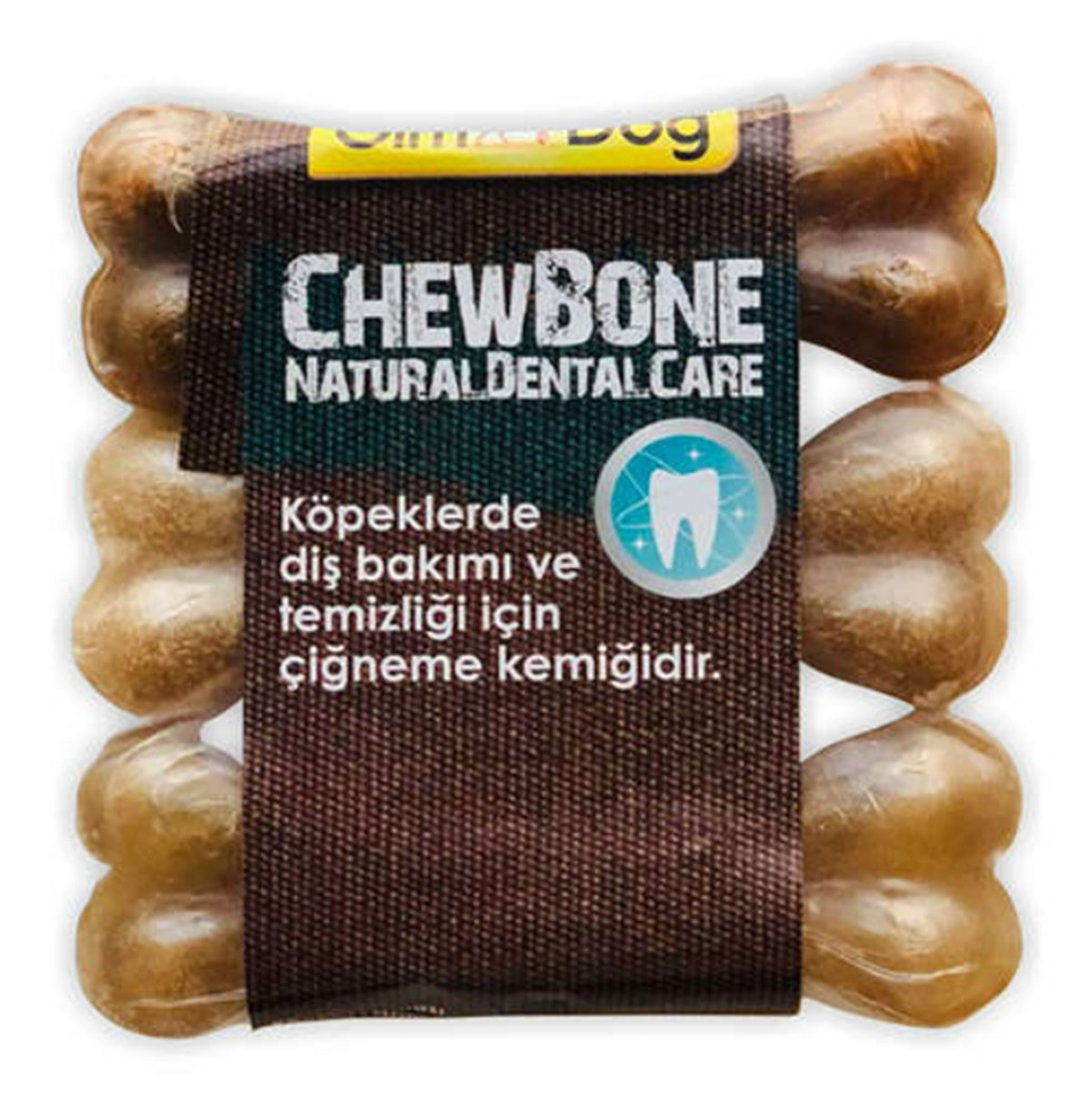 Gimdog Mordimi Press Kemik 3,5'' 9 Cm 3Lü Naturel