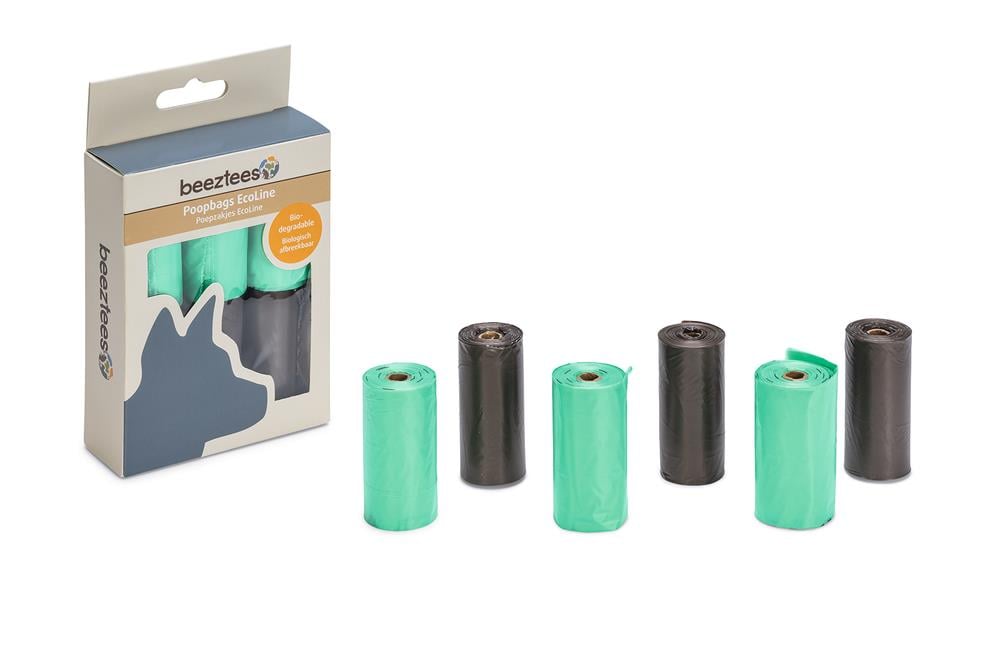 Beeztees Köpek Dışkı Toplama Poşeti, Bioçözünür, 795005-795007 ile kullanılabilir, 6x10Adet