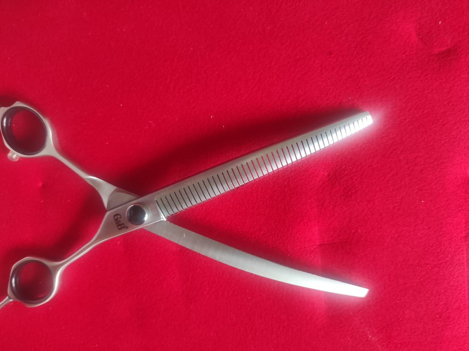 G&b Eğri Fluffer Makas 45 Diş 7,5inç