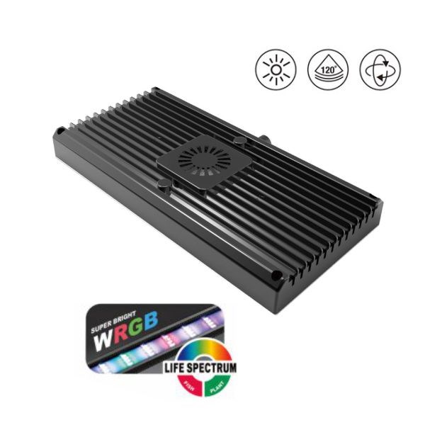 Coco 24W Fanlı Rgb Led Akvaryum Aydınlatma 108x238 Mm