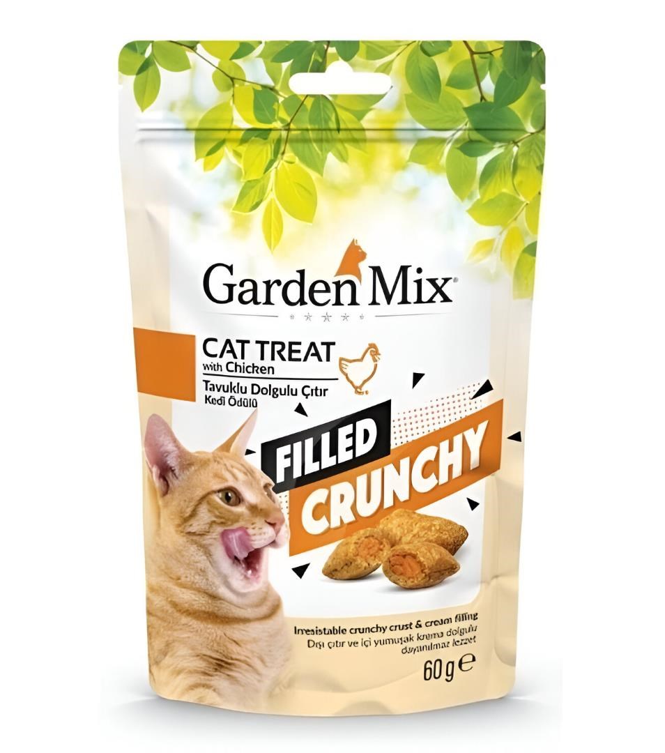 Gardenmix Tavuklu İçi Dolgulu Kedi Ödülü 3x60gr