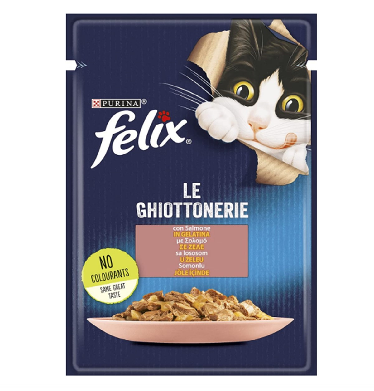 Felix Somon Balıklı Yetişkin Kedi Konservesi Pouch 85 Gr