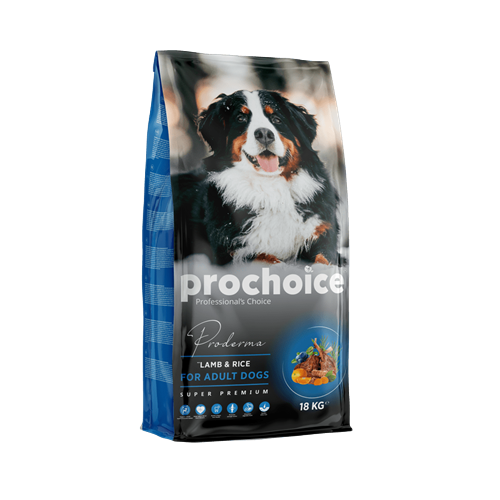 Prochoice Yetişkin Köpekler İçin, Hipoalerjenik, Kuzu Etli Ve Pirinçli Kuru Mama 18 kg