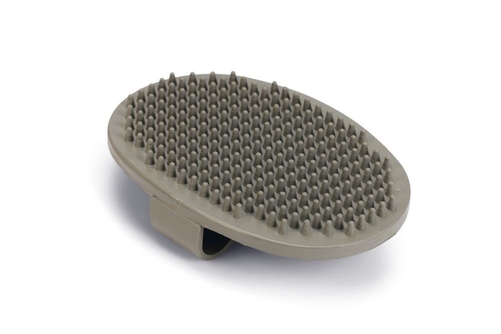 Beeztees Köpek Masaj Fırçası, Kauçuk, Gri, 13x9cm